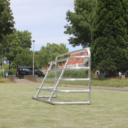 Voetbaldoeltjes Tube aluminium (1.5 x 0.75 m) 37 Trainingsdoel voetbal aluminium 150 x 75 cm